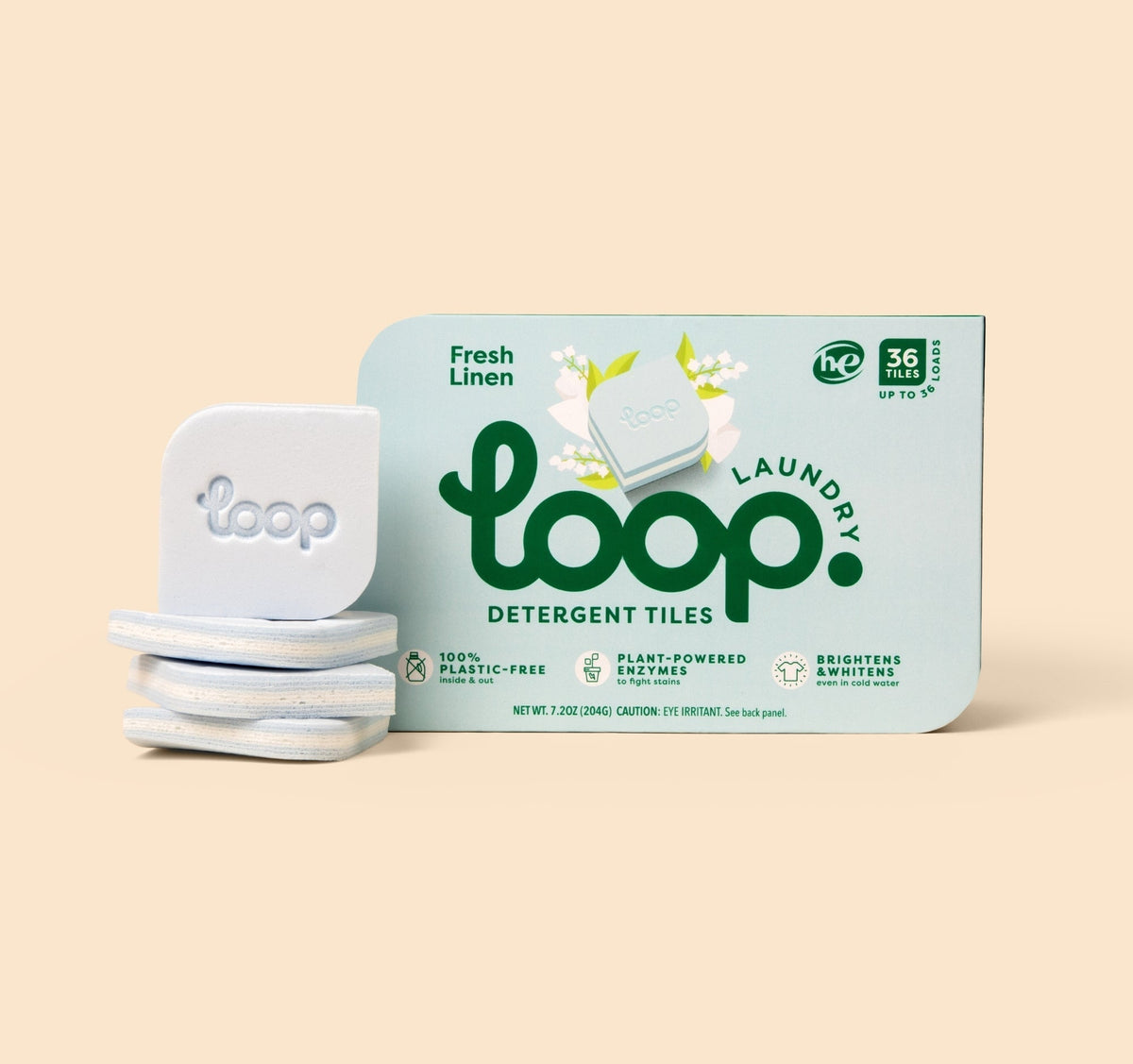 Loop Detergent Tile – Fresh Linen